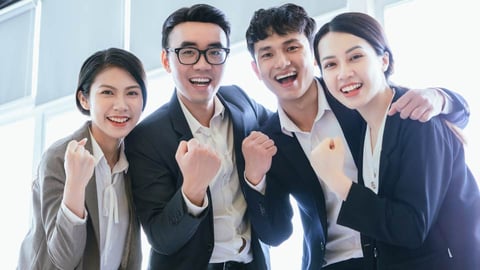 Real Estate Agents Team Success